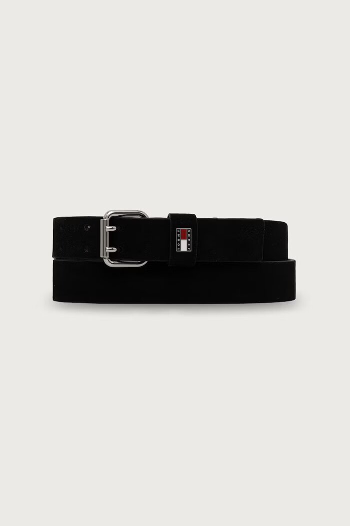 Tommy Jeans колан дамски черен AW0AW19300
