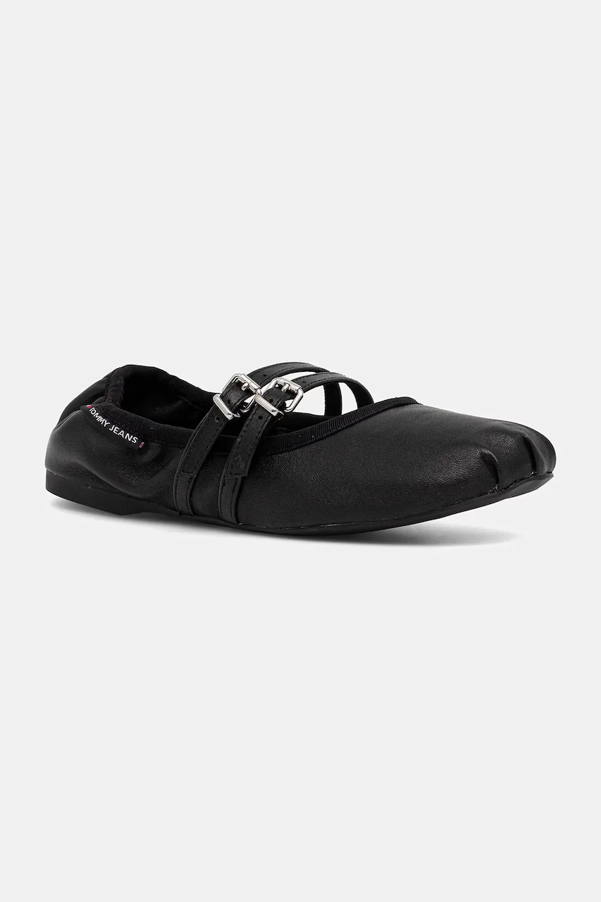 Tommy Jeans Кожени балеринки BALLERINA