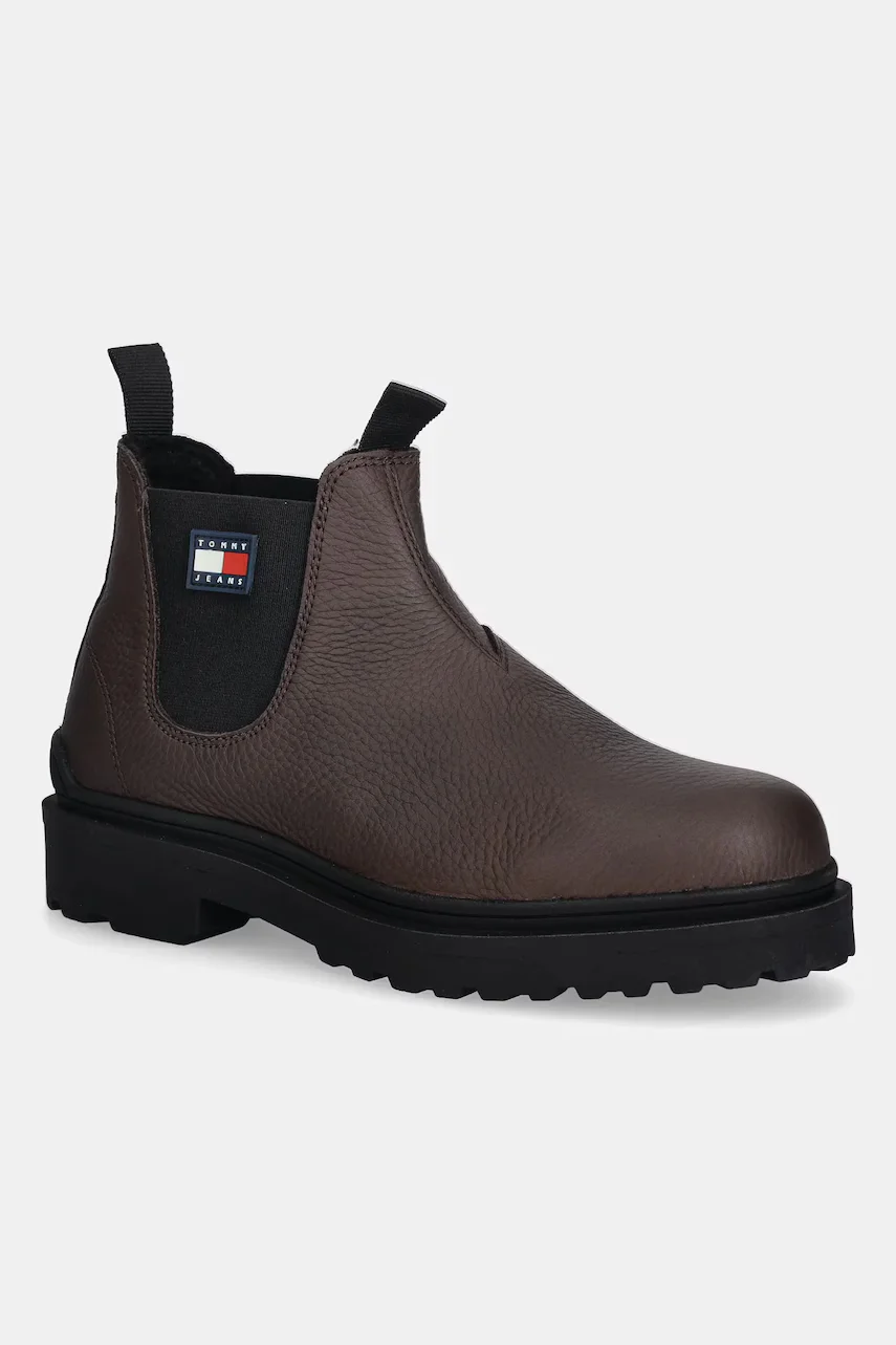 Tommy Jeans Кожени боти челси TJM CHELSEA LEATHER WL