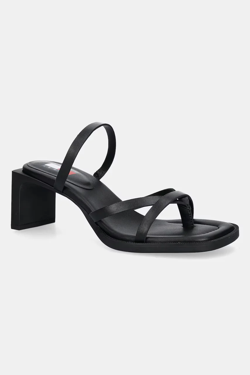 Tommy Jeans Кожени джапанки THE SOHO SANDAL