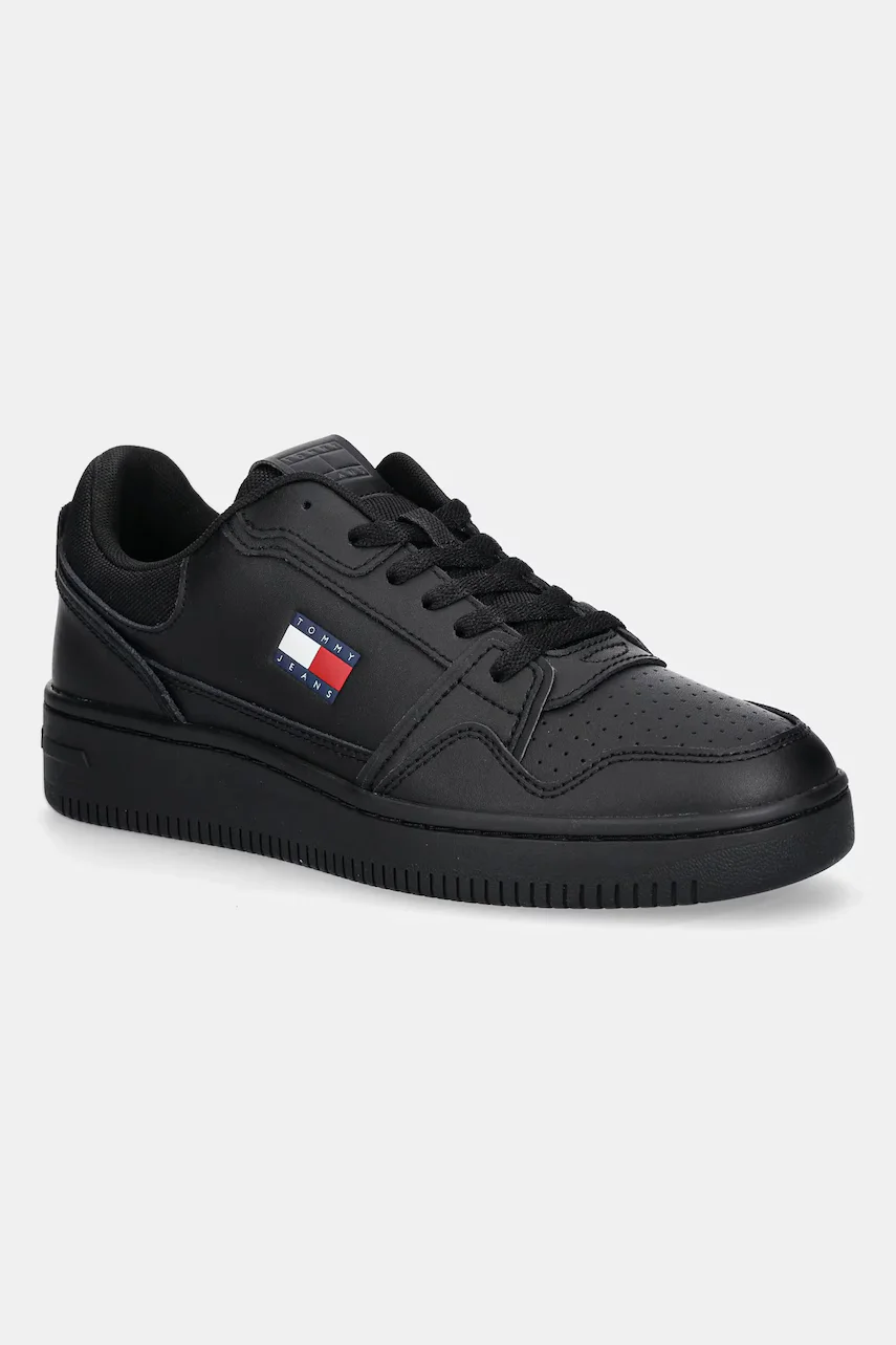 Tommy Jeans Кожени маратонки TJM RETRO BASKET