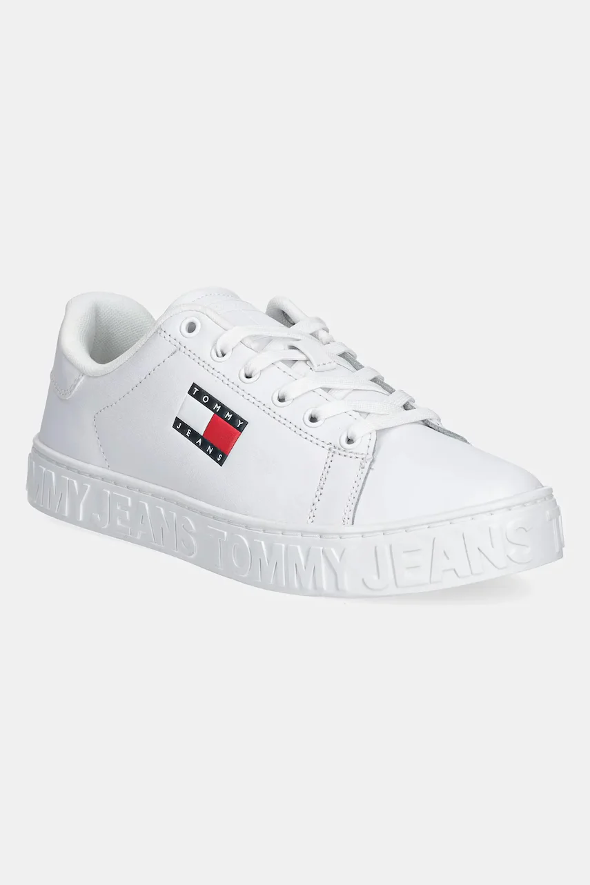 Tommy Jeans Кожени маратонки TJW LOGO SNEAKER ESS