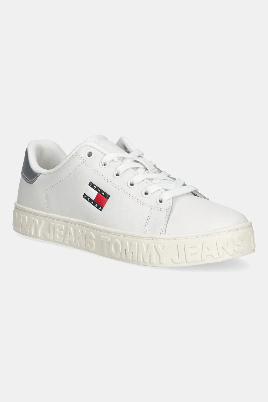 Tommy Jeans Кожени маратонки TJW LOGO SNEAKER ESS