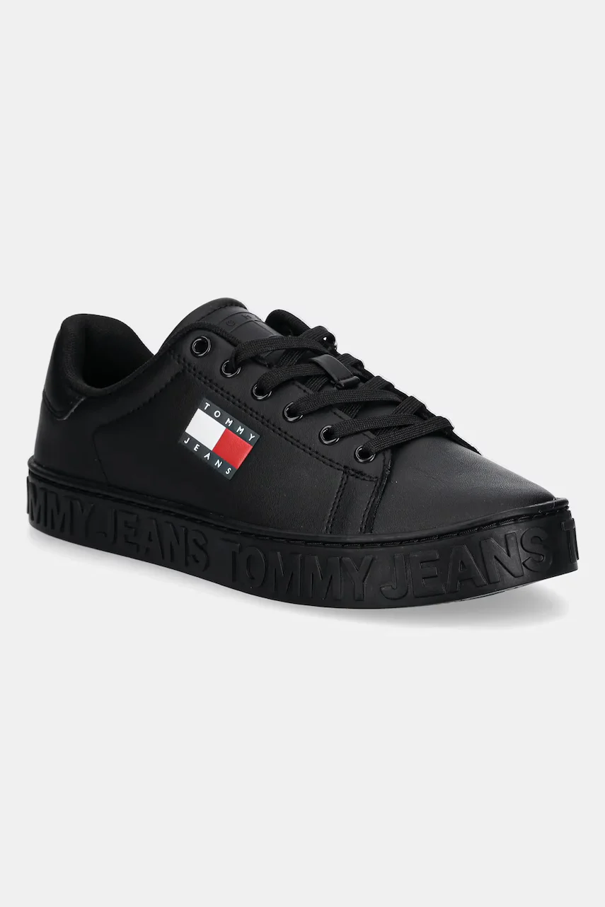 Tommy Jeans Кожени маратонки TJW LOGO SNEAKER ESS