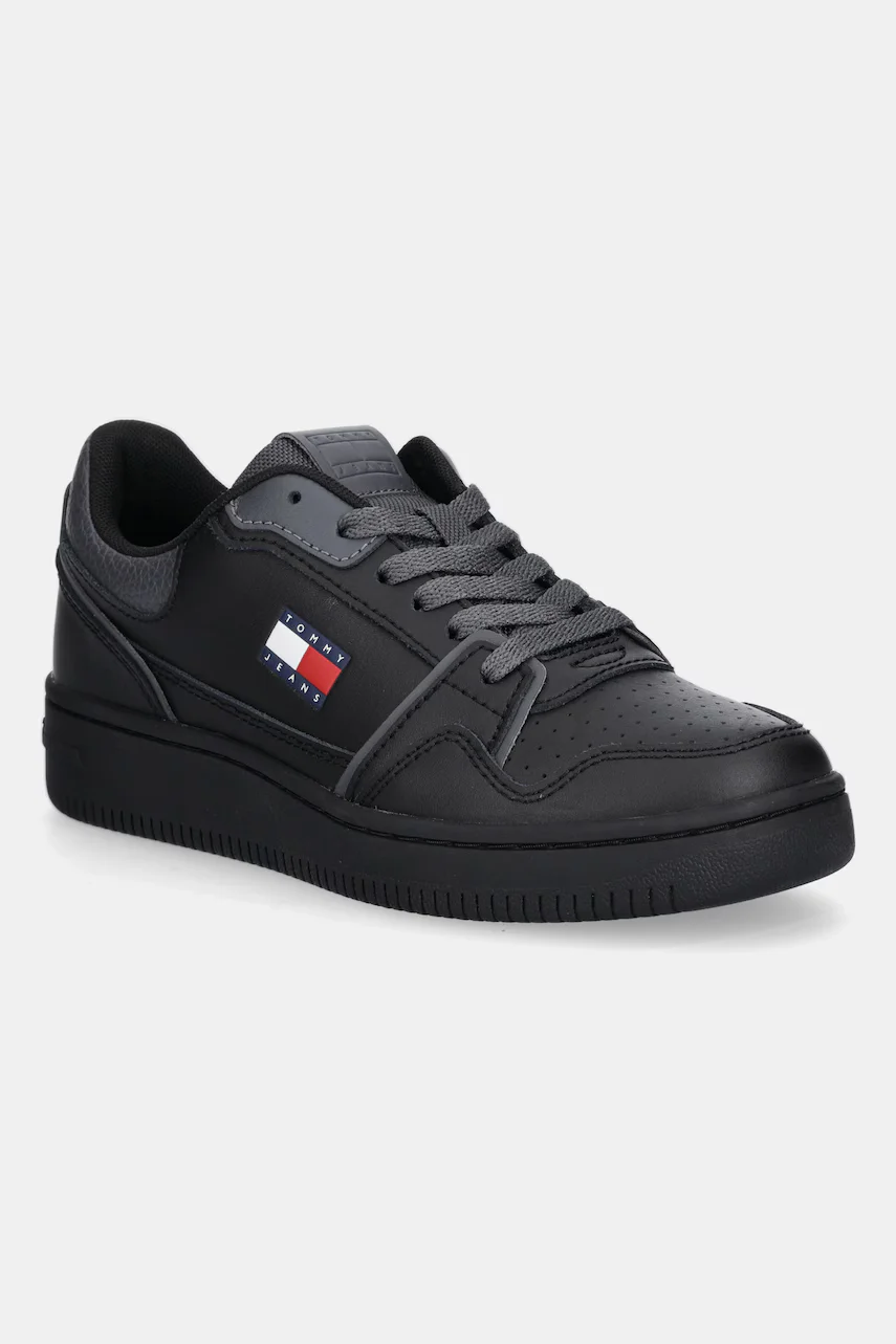 Tommy Jeans Кожени маратонки TJW RETRO BASKET SNEAKER