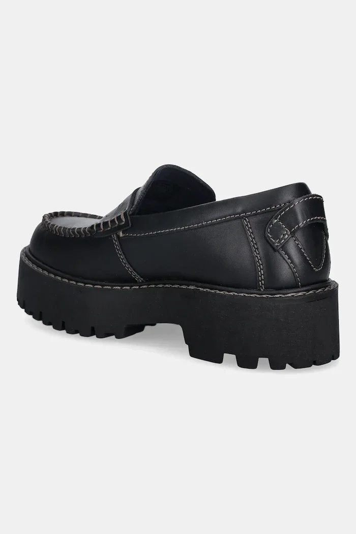 Tommy Jeans Кожени мокасини ARCHIVE 01 LOAFER LEATHER в черно с платформа EN0EN03005