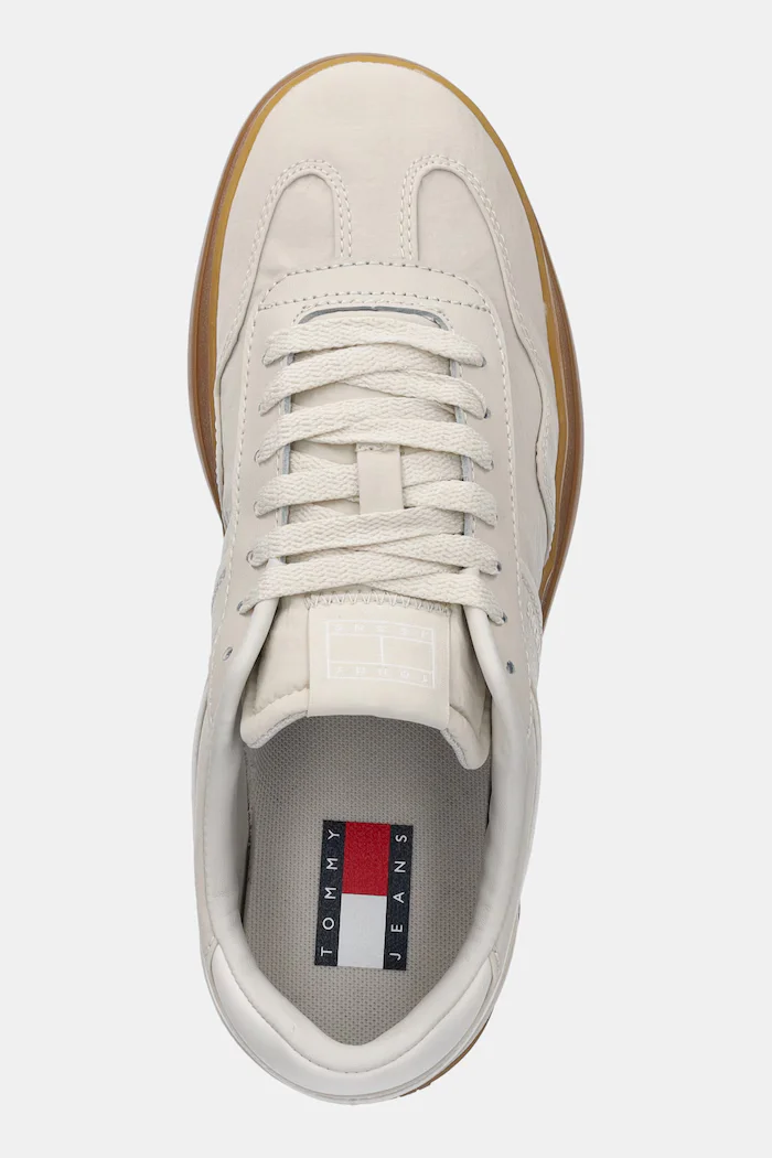 Tommy Jeans Маратонки THE GREENWICH TEXTILE в бежово EN0EN02805
