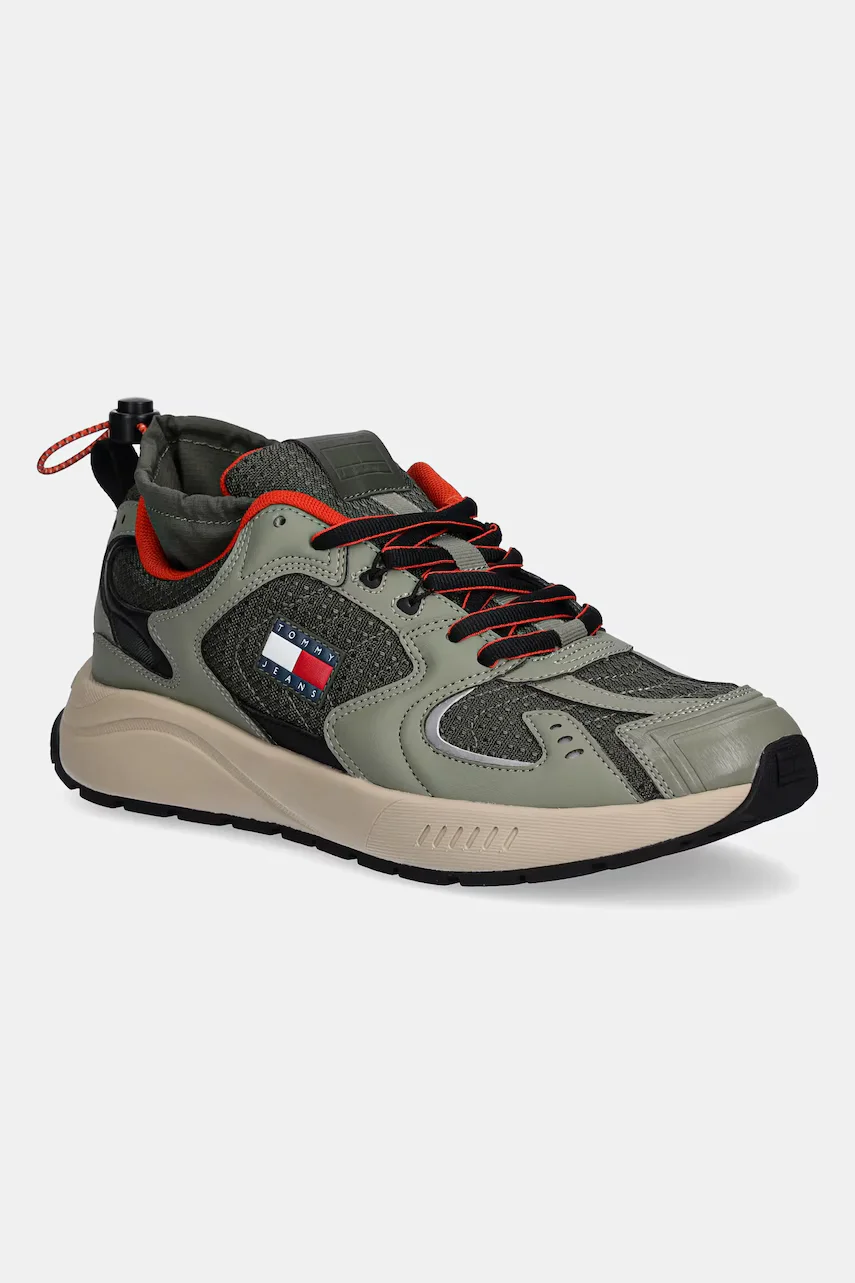 Tommy Jeans Маратонки TJM RUNNER MIX MATERIAL