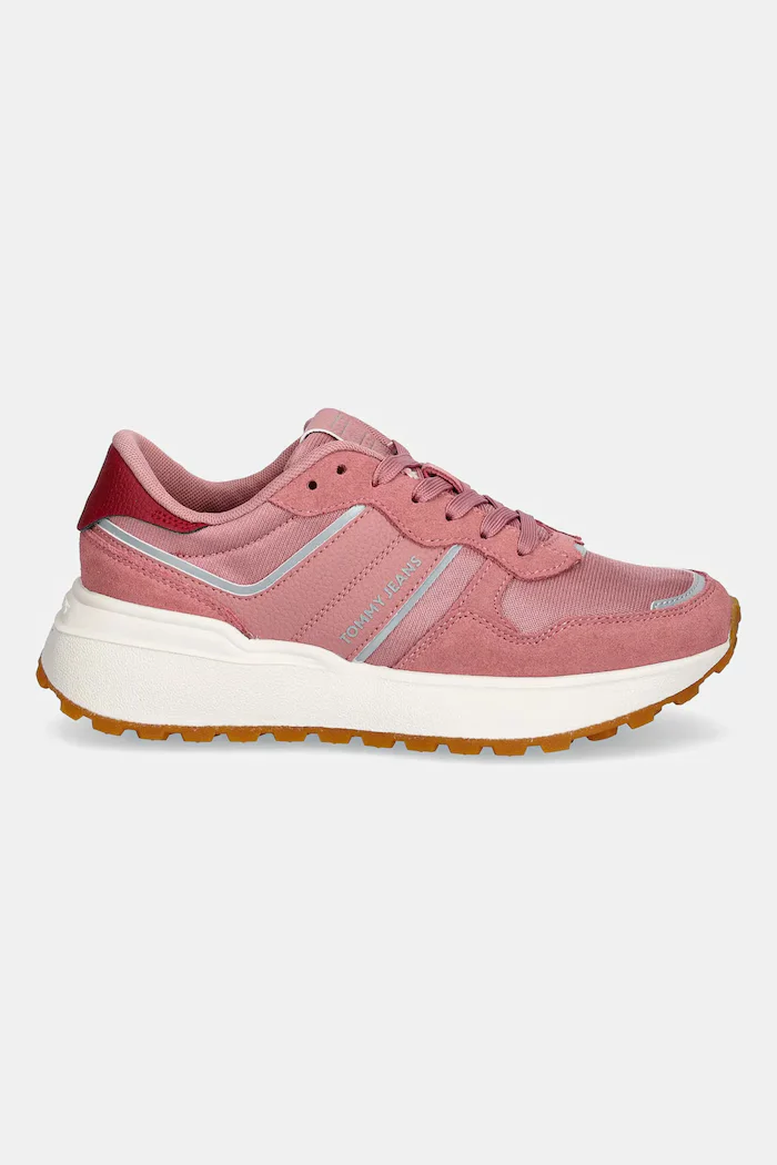 Tommy Jeans Маратонки TJW CLEATED RUNNER в розово EN0EN02788