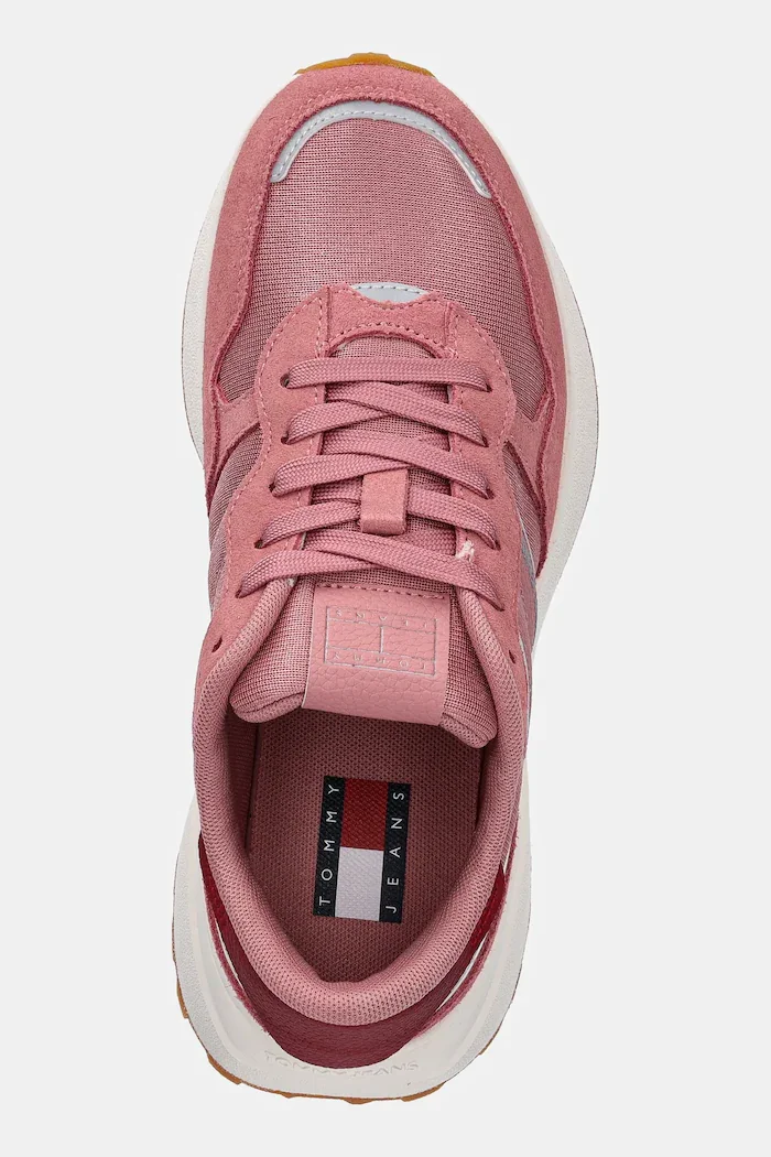 Tommy Jeans Маратонки TJW CLEATED RUNNER в розово EN0EN02788