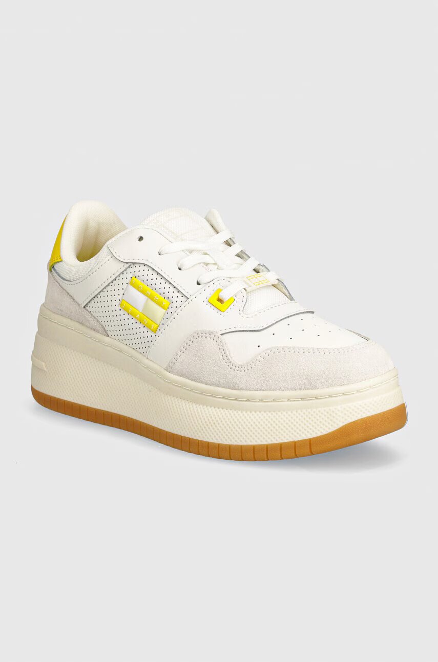 Tommy Jeans Маратонки TJW RETRO BASKET FLATFORM MIX