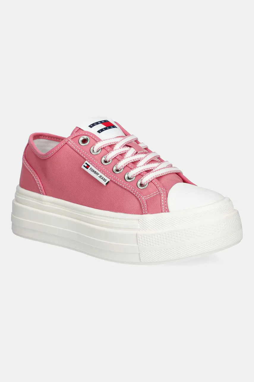 Tommy Jeans Ниски кецове TJW FOXING FLATFORM SNEAKER LOW