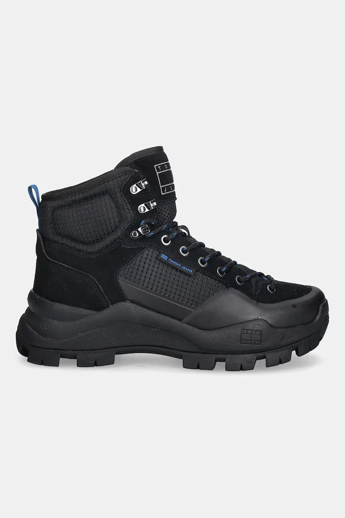Tommy Jeans Обувки TJM HYBRID BOOT мъжки в черно EM0EM01633