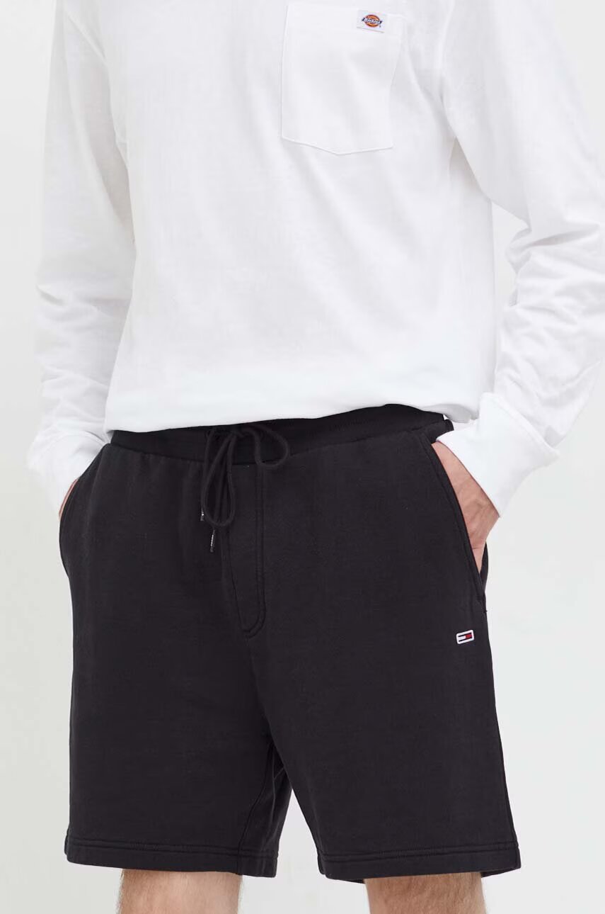 Tommy Jeans Памучен къс панталон