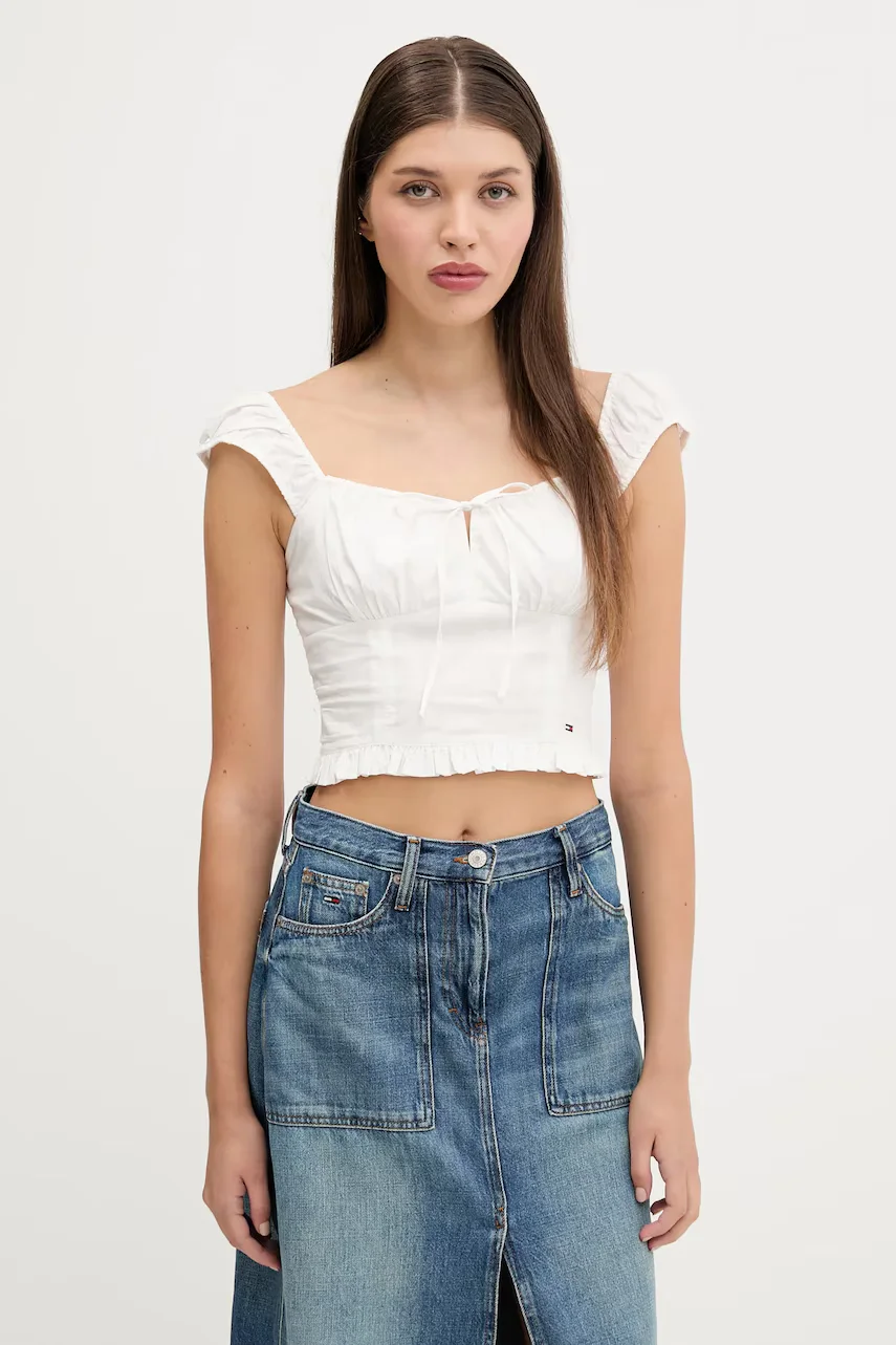 Tommy Jeans Памучна блуза