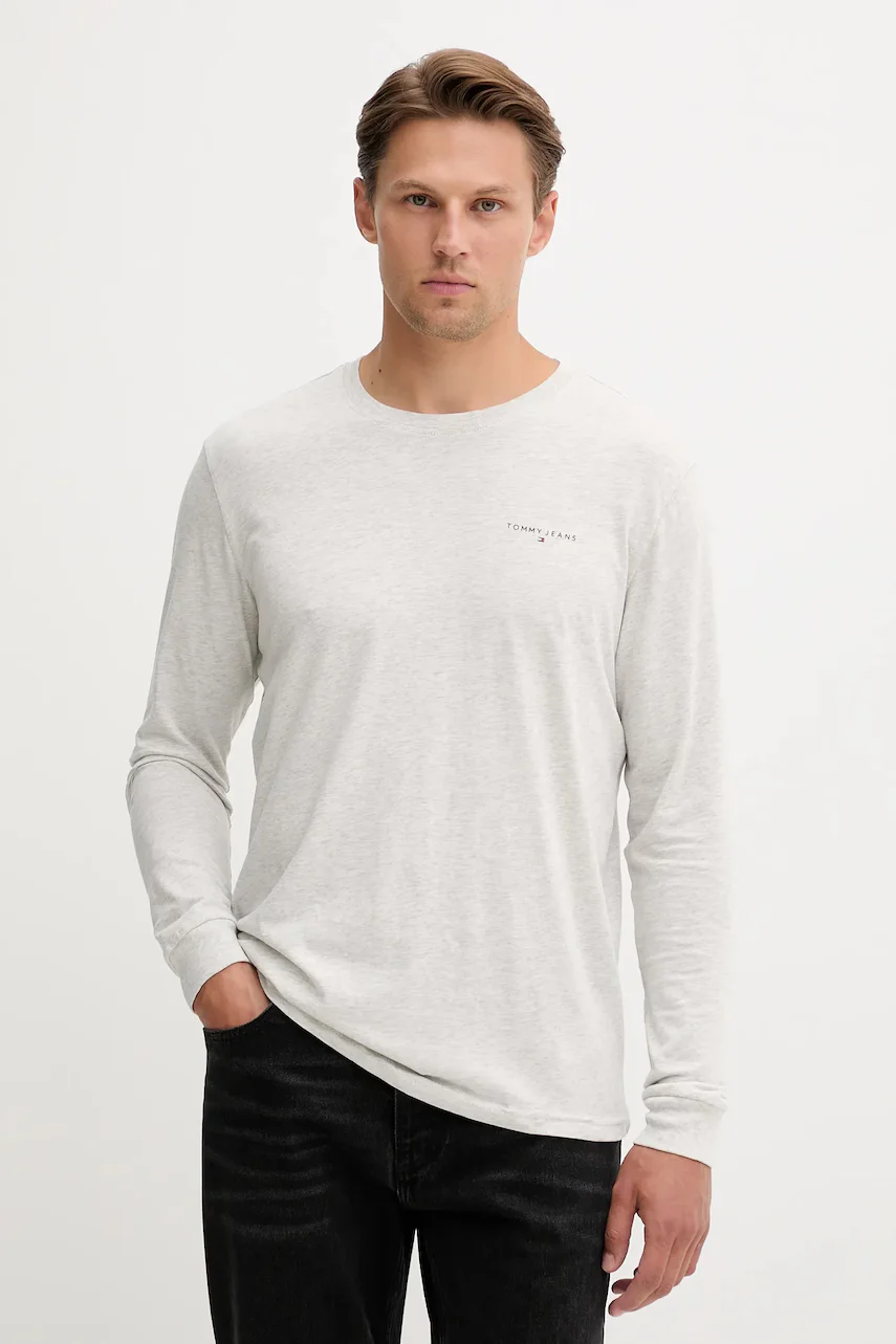 Tommy Jeans Памучна блуза с дълги ръкави