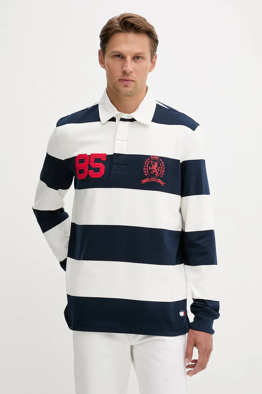 Tommy Jeans Памучна блуза с дълги ръкави