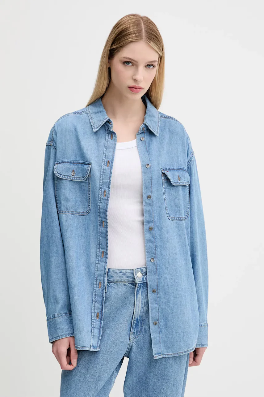 Tommy Jeans Памучна риза