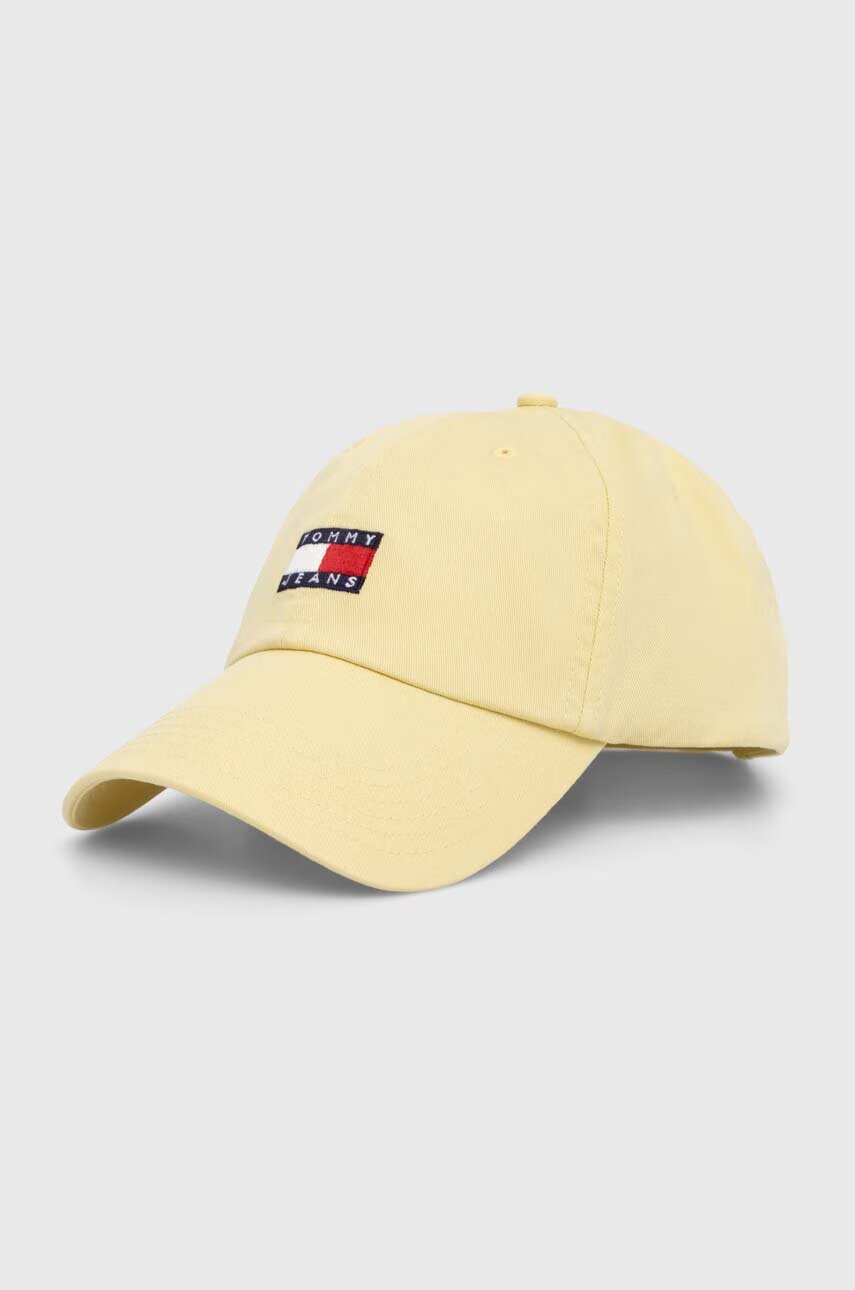 Tommy Jeans Памучна шапка с козирка