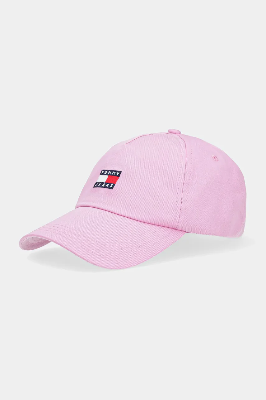 Tommy Jeans Памучна шапка с козирка