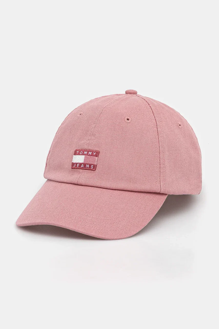 Tommy Jeans Памучна шапка с козирка
