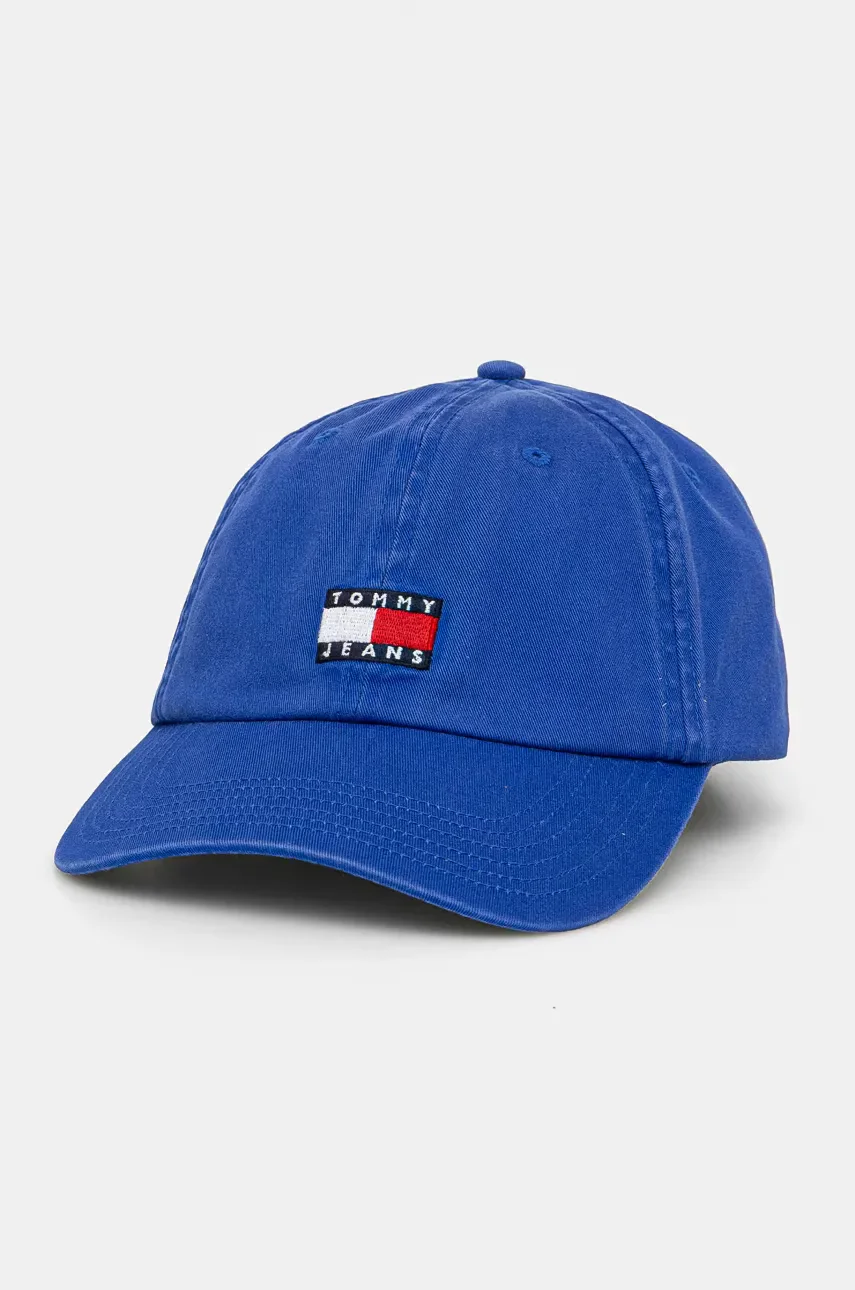 Tommy Jeans Памучна шапка с козирка