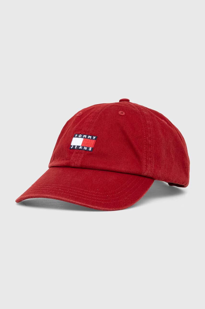 Tommy Jeans Памучна шапка с козирка