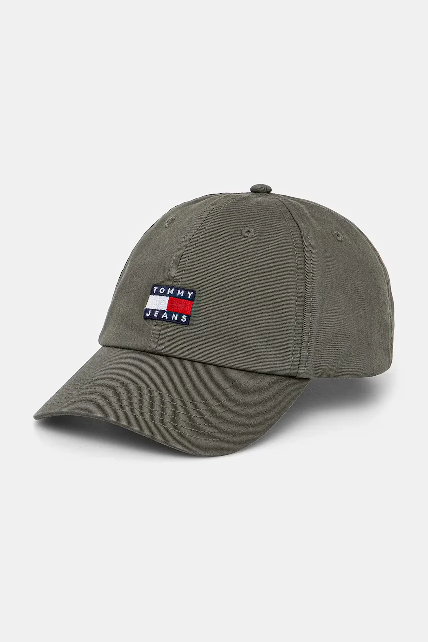 Tommy Jeans Памучна шапка с козирка