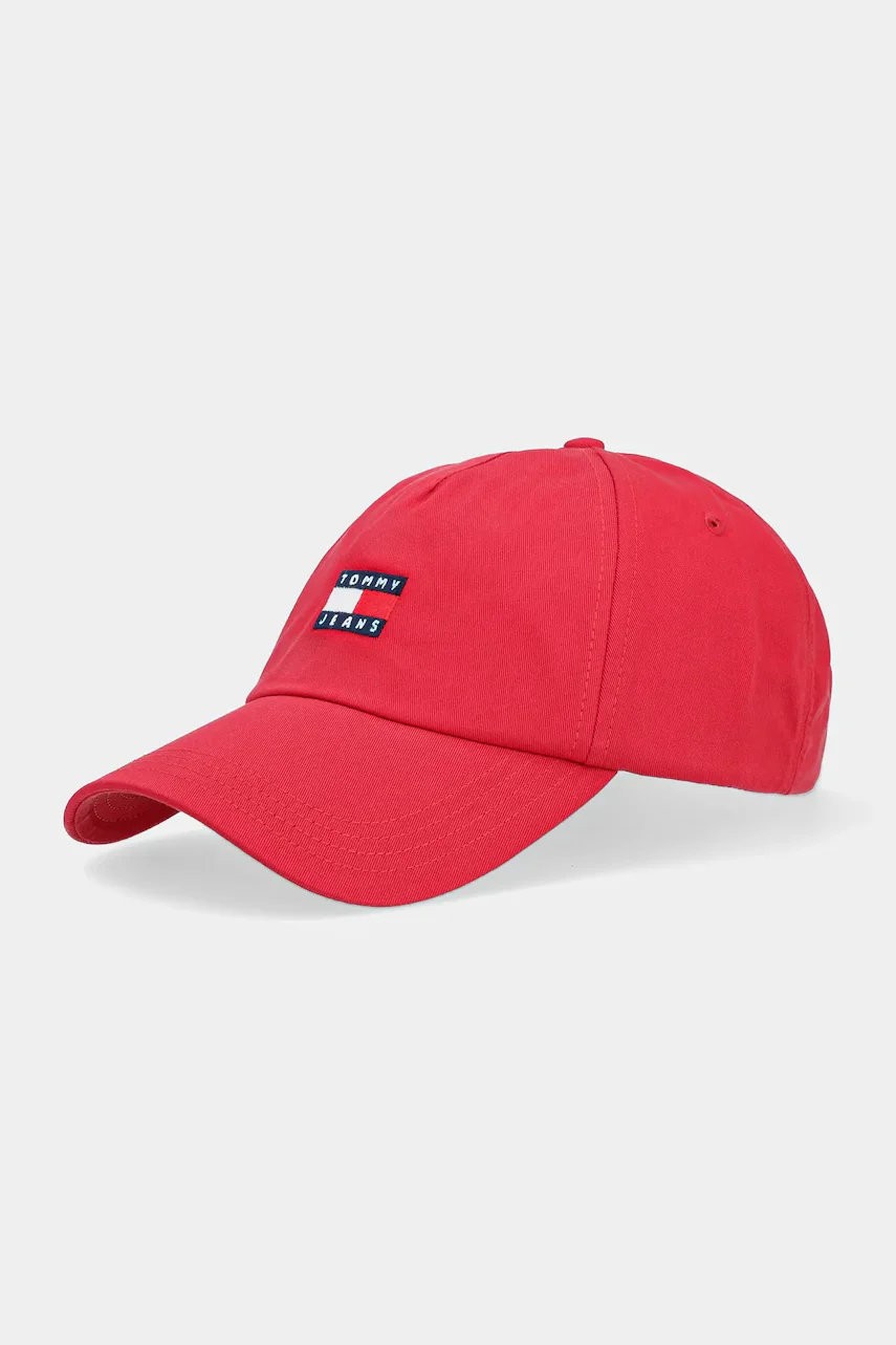 Tommy Jeans Памучна шапка с козирка