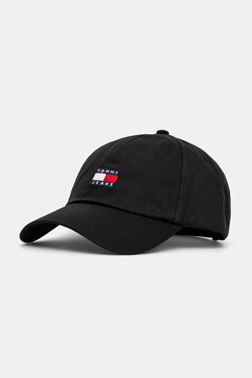 Tommy Jeans Памучна шапка с козирка