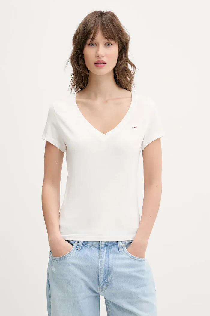 Tommy Jeans Памучна тениска (2 броя) в тъмносиньо DW0DW21367