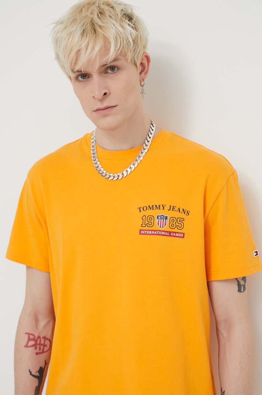Tommy Jeans Памучна тениска Archive Games