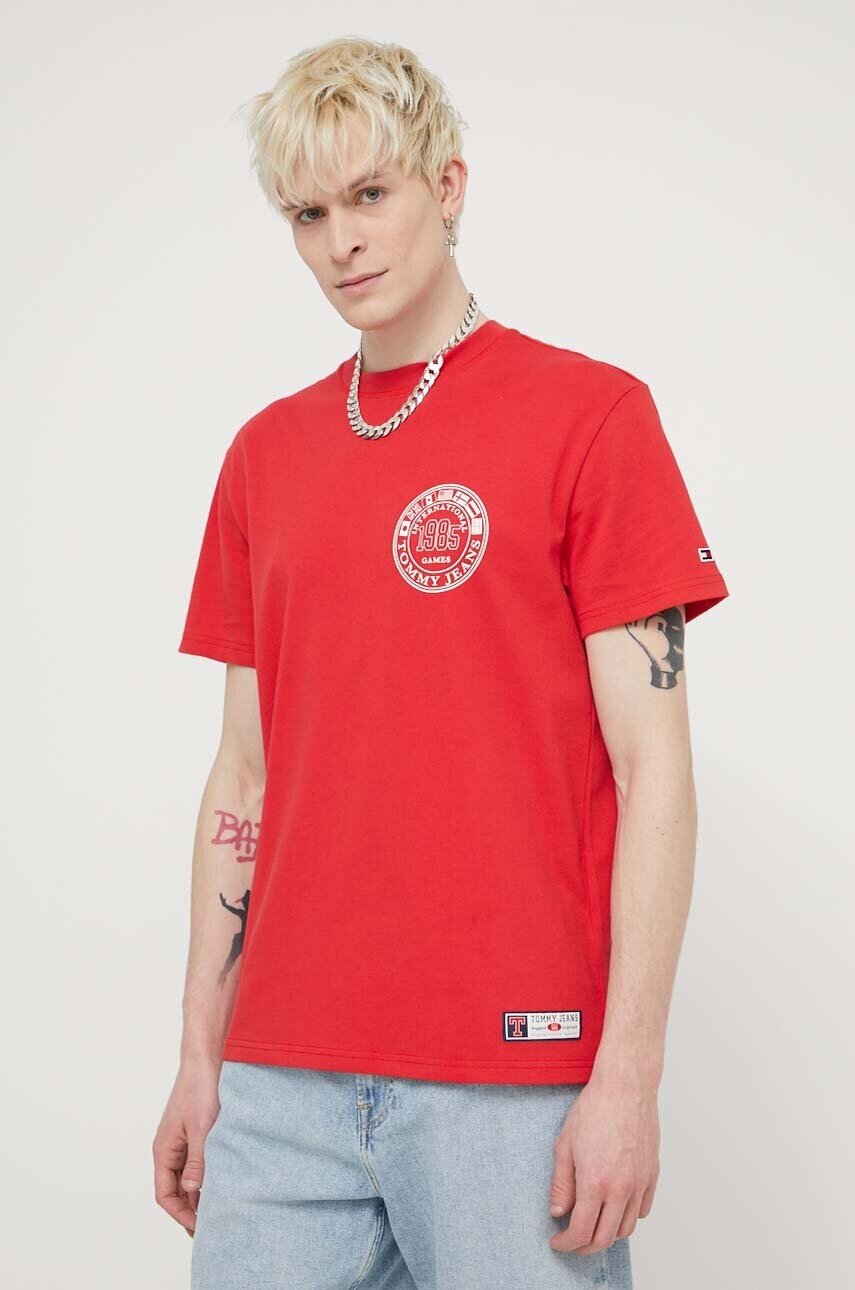 Tommy Jeans Памучна тениска Archive Games