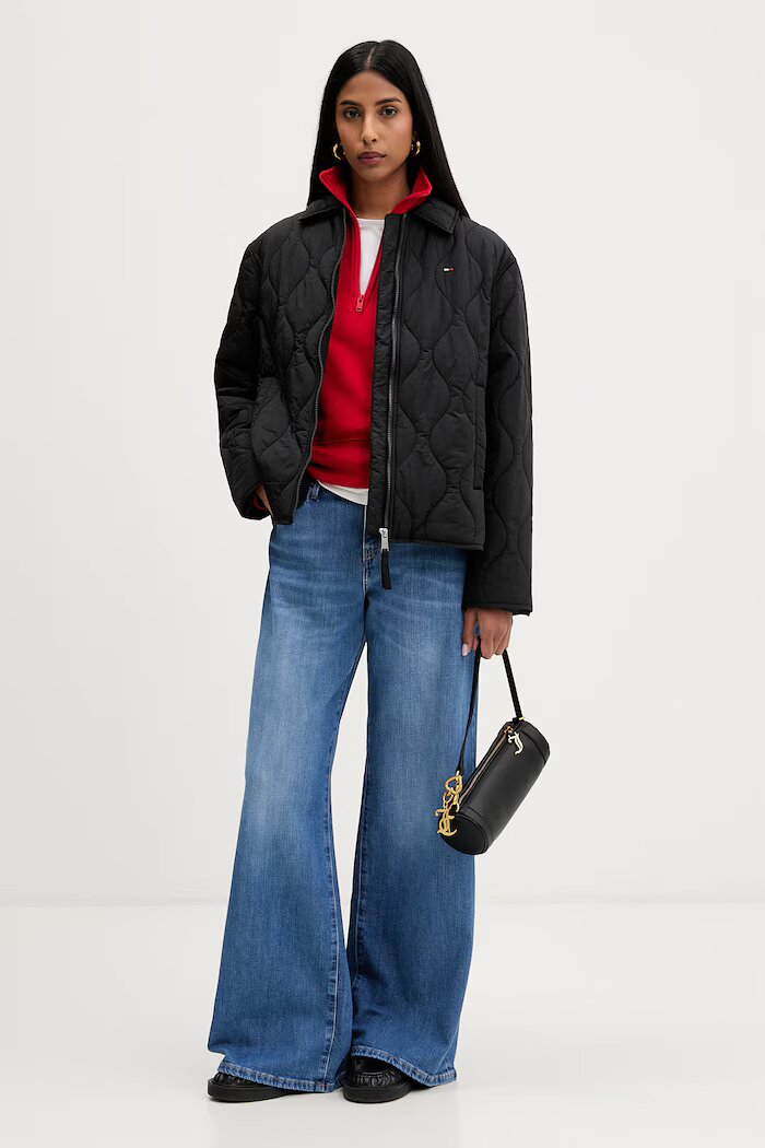 Tommy Jeans преходно яке дамско черно DW0DW22909