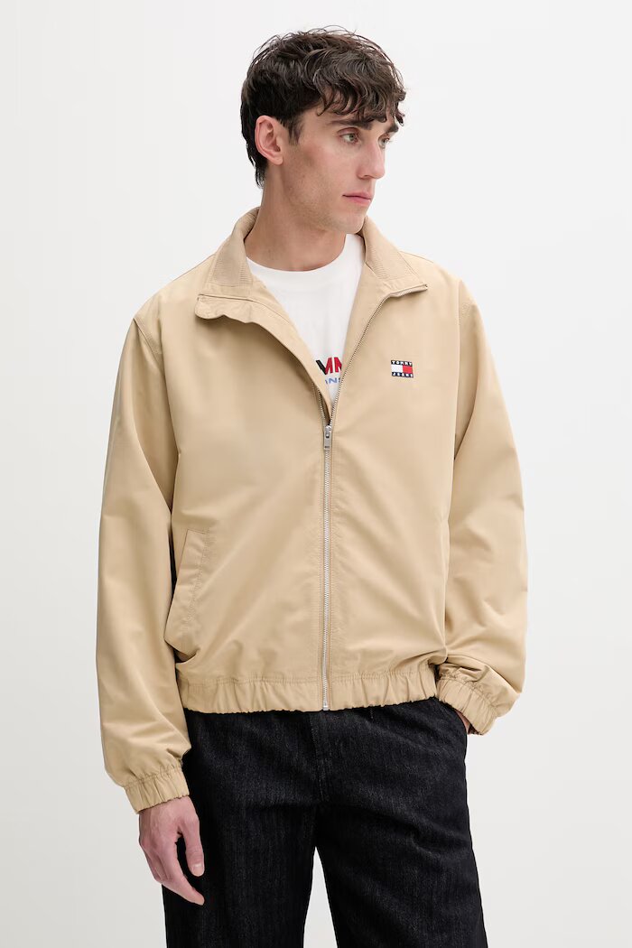 Tommy Jeans преходно яке мъжко бежово DM0DM22720