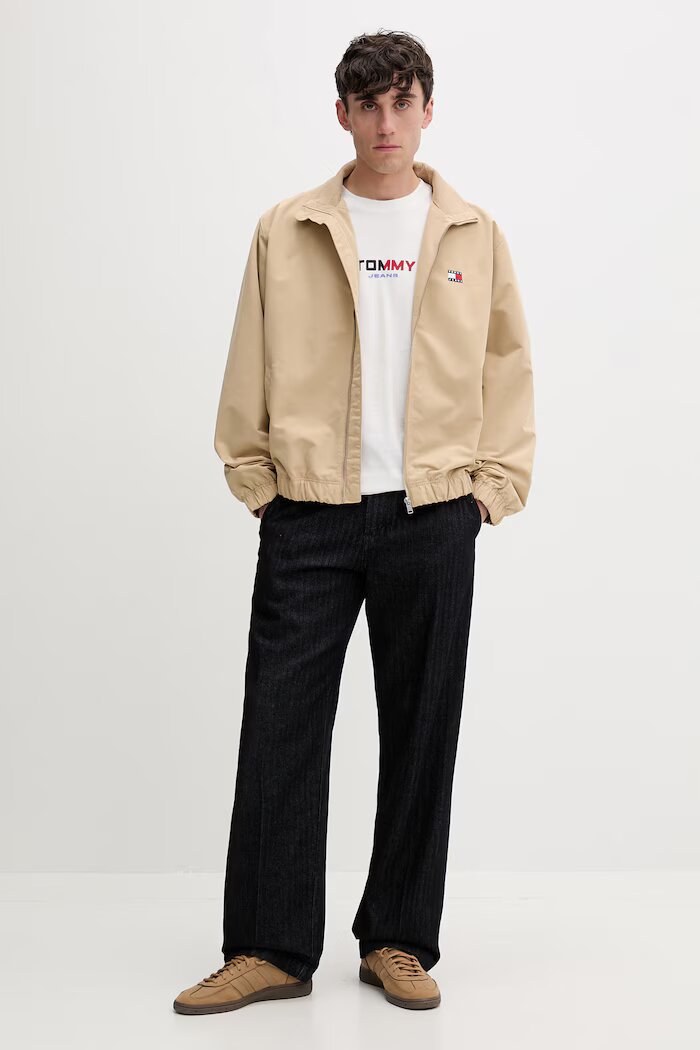 Tommy Jeans преходно яке мъжко бежово DM0DM22720