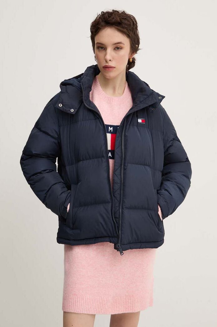 Tommy Jeans пухено яке дамско тъмносиньо DW0DW18610