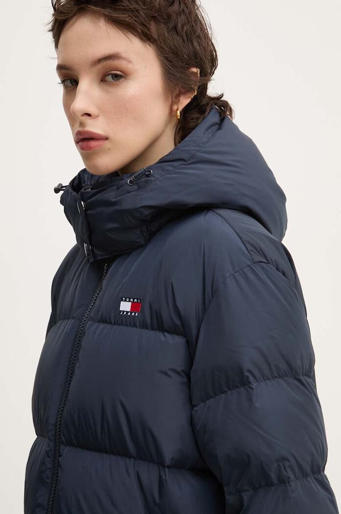 Tommy Jeans пухено яке дамско тъмносиньо DW0DW18610