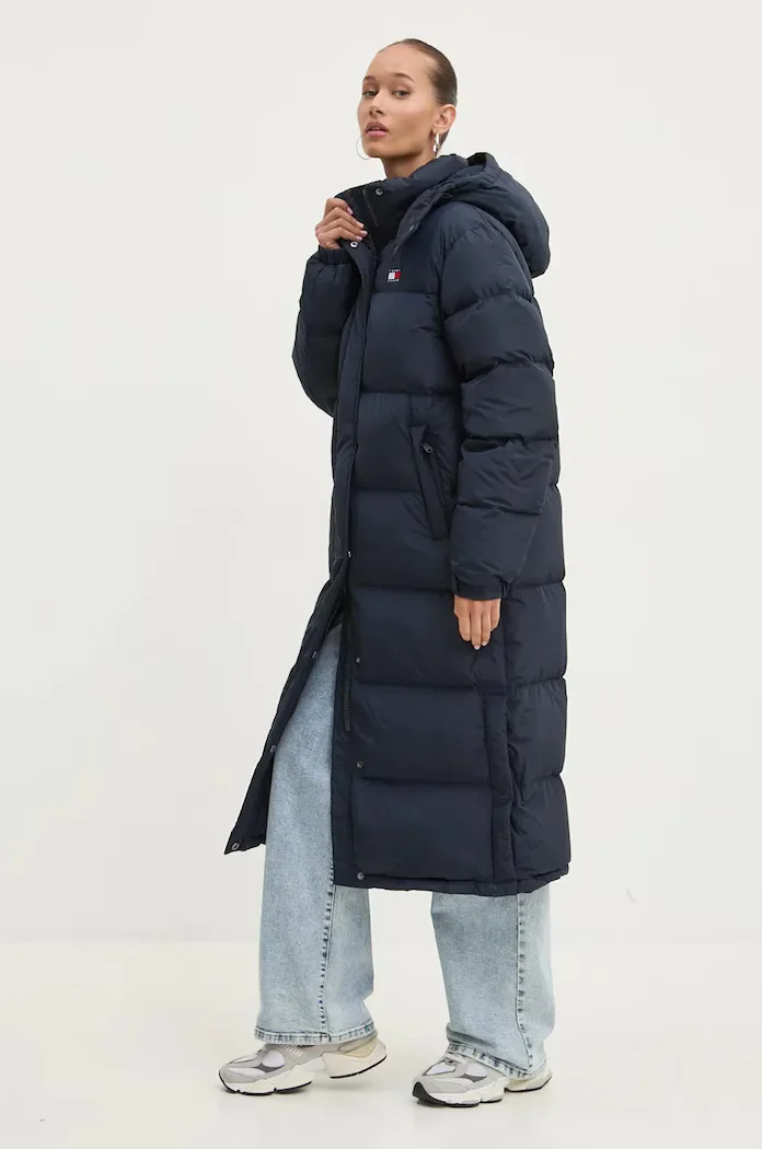 Tommy Jeans пухено яке дамско тъмносиньо DW0DW18860