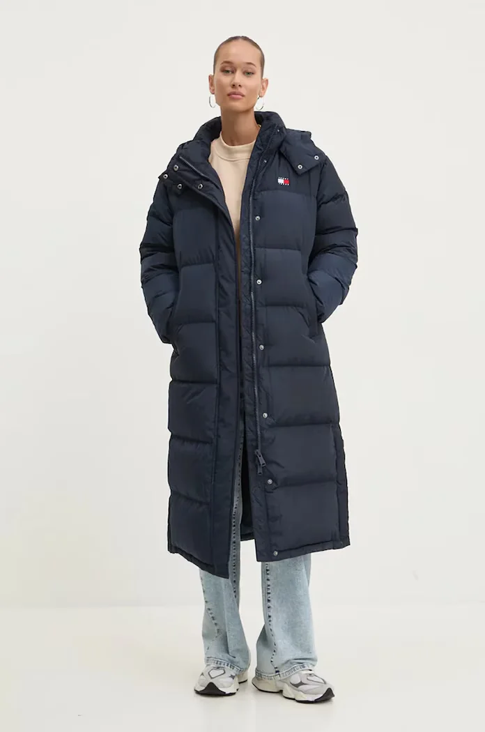 Tommy Jeans пухено яке дамско тъмносиньо DW0DW18860
