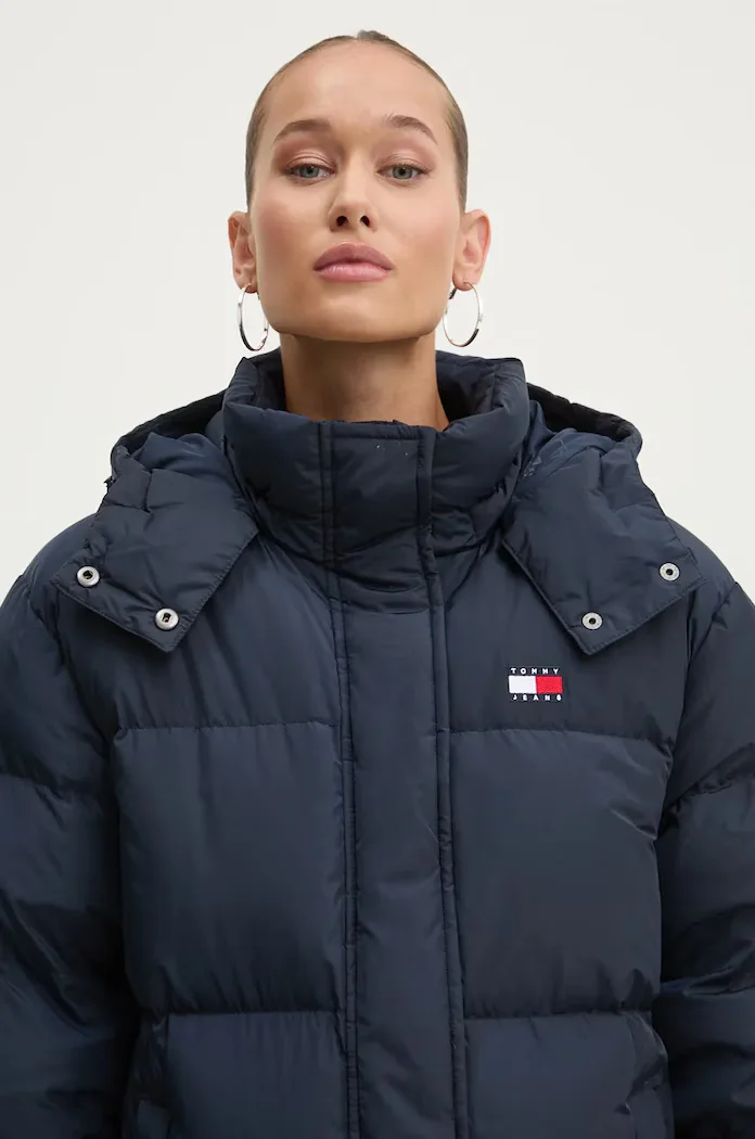 Tommy Jeans пухено яке дамско тъмносиньо DW0DW18860