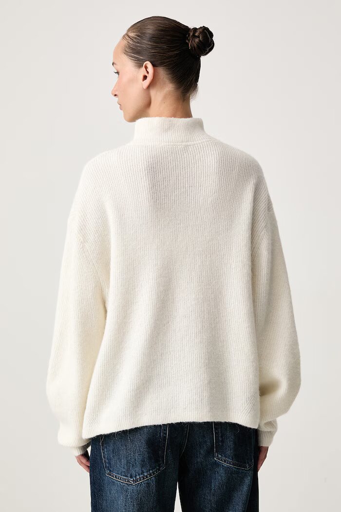 Tommy Jeans пуловер дамски с вълна бежов DW0DW23349