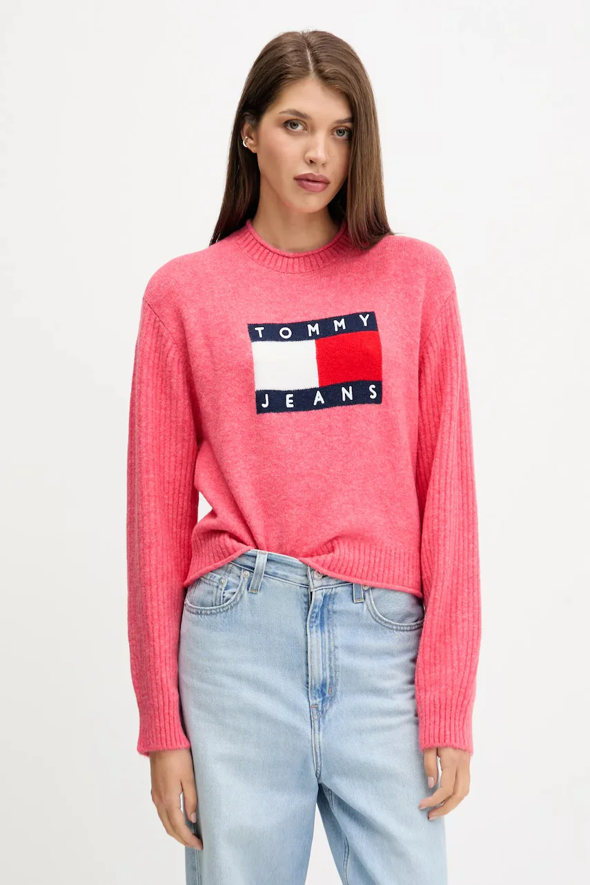 Tommy Jeans Пуловер от вълна