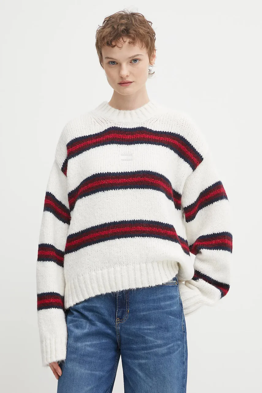 Tommy Jeans Пуловер с вълна от алпака