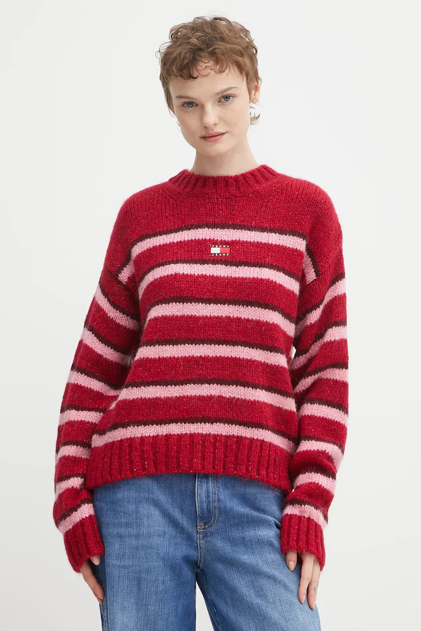 Tommy Jeans Пуловер с вълна от алпака