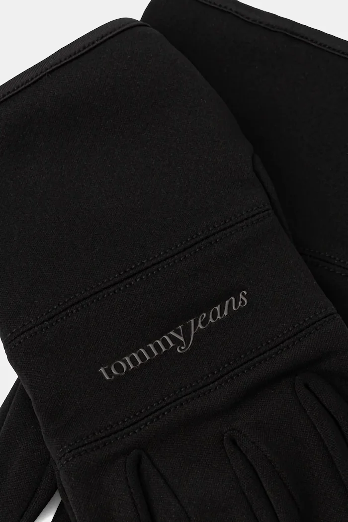 Tommy Jeans Ръкавици мъжки в черно AM0AM13682