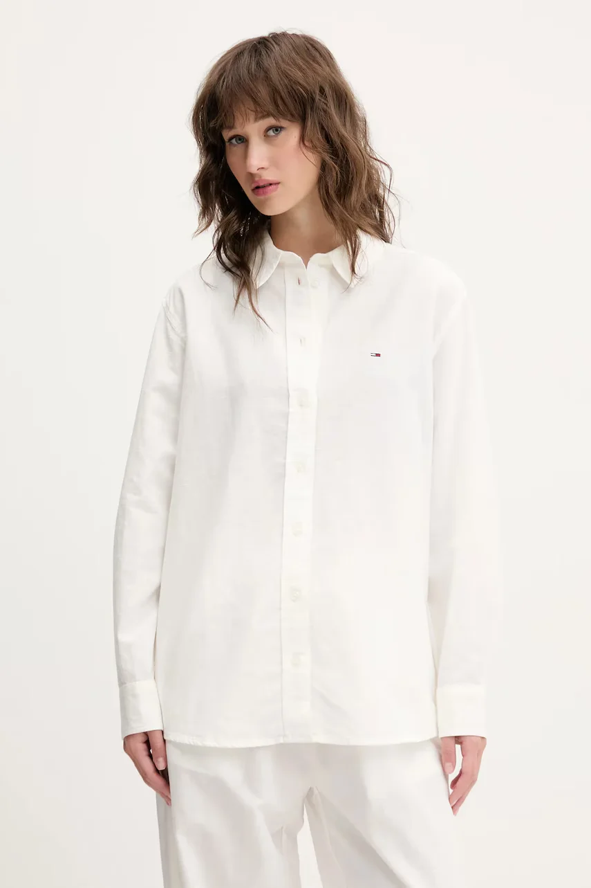 Tommy Jeans Риза с лен