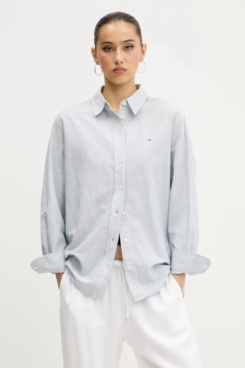 Tommy Jeans Риза с лен