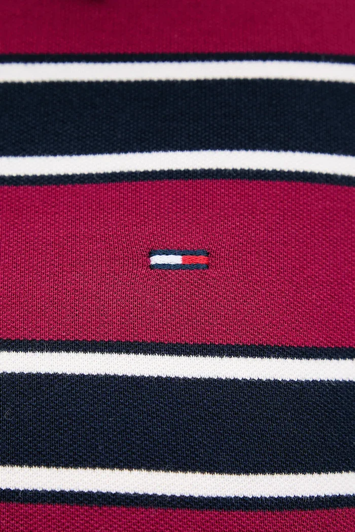 Tommy Jeans Рокля в бордо къса с кройка по тялото DW0DW21901