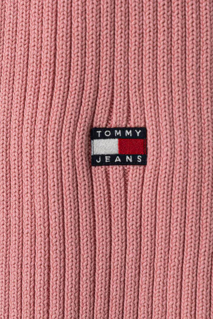 Tommy Jeans шал дамски от памук розов AW0AW18983
